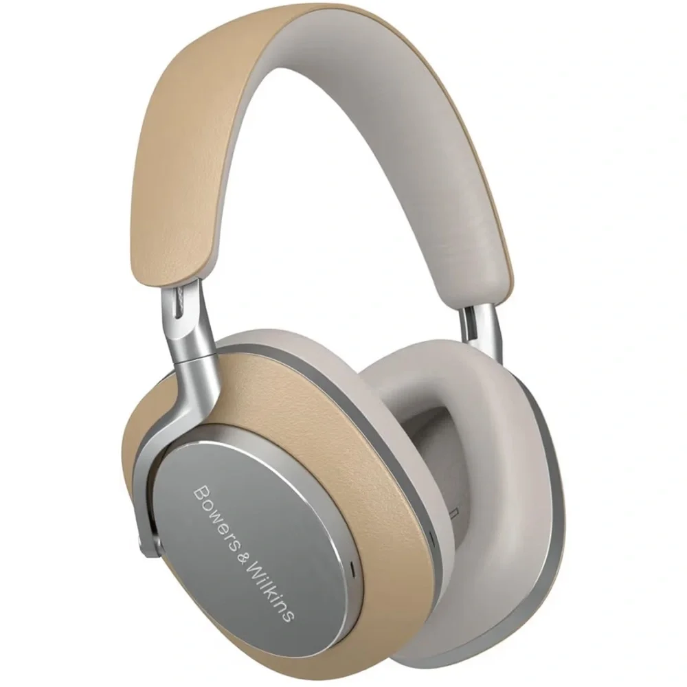 BNWT Bowers & Wilkins Px8 Over-Ear noise canceling Headphones in Tan and Silver - Picture 1 of 16